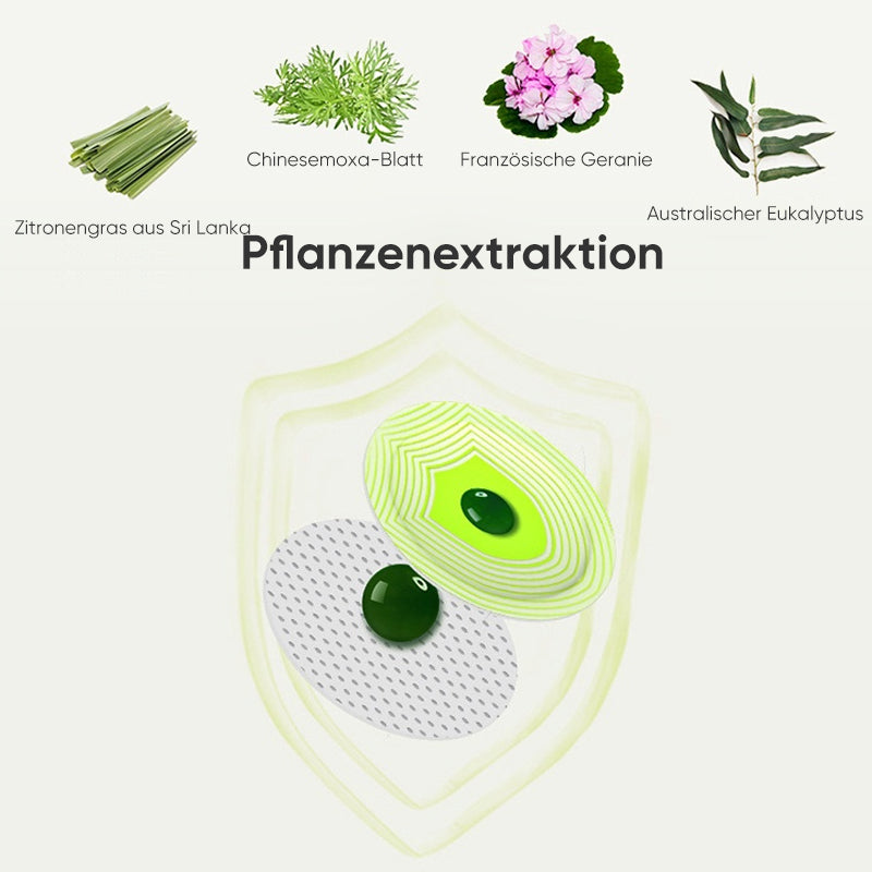 Anti-Moskito-Aufkleber mit ätherischen Ölen