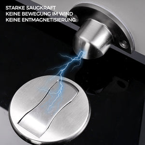 Unsichtbarer magnetischer Türstopper aus Edelstahl