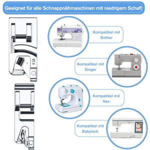 Schmaler gerollter Saumfuß