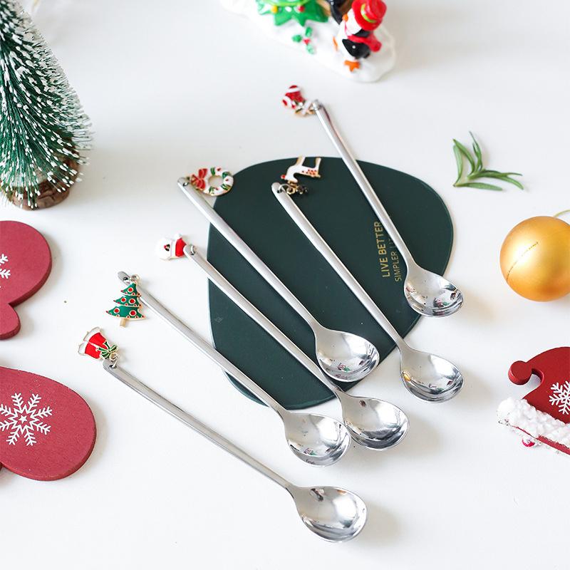 Weihnachtsgeschenk Metalllöffel Set