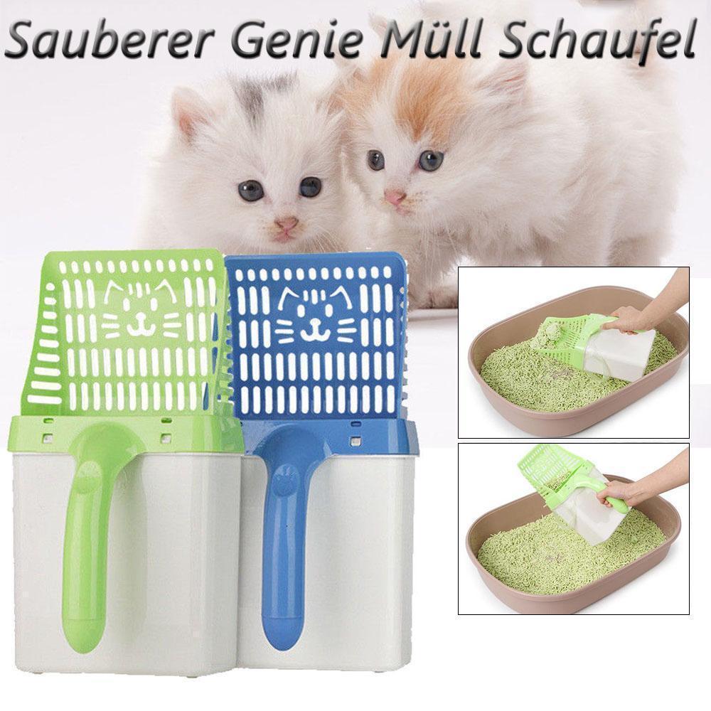 Katzenstreu Schaufel 3er Set - Kunststoff Streuschaufel Für Katzenklo Reinigung