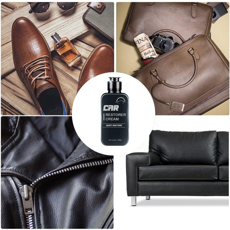 Auto Leder und Kunststoff Renovierungscreme