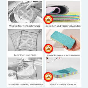 Null Kratzer Scheuerschwämme ( Farben zufällig )