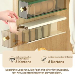 Wandmontierte Unterwäsche-Aufbewahrungsbox