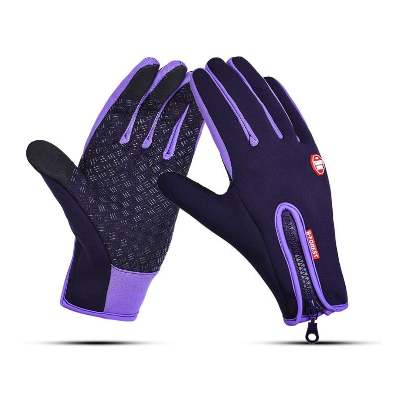 Premiume warme winddichte wasserdichte Touchscreen Handschuhe Unisex – blaudonau