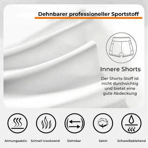Modische, schnell trocknende Tennishosenröcke für Damen mit Taschen