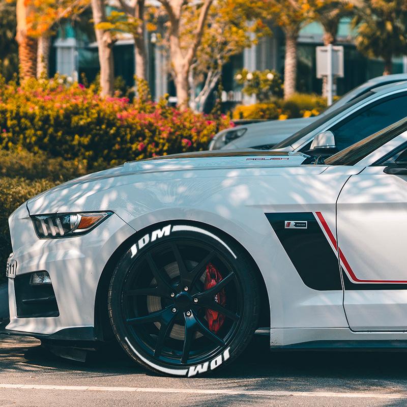 3D leuchtender Reifenaufkleber