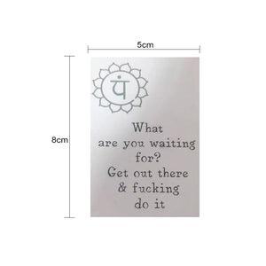 🎁Lustiges Affirmationskarten-Geschenk aus beschichtetem Papier (Set mit 16 Stück)