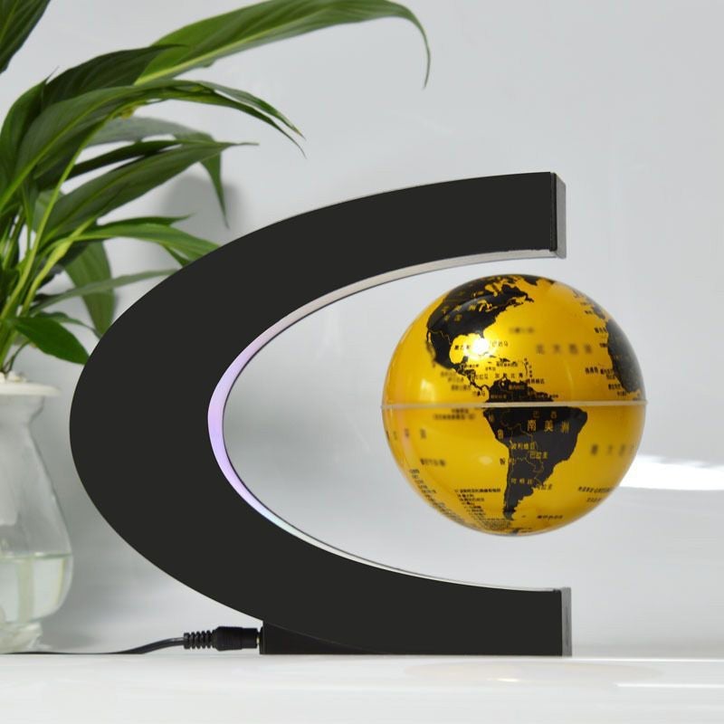 Magnetschwebekugel mit buntem LED Licht