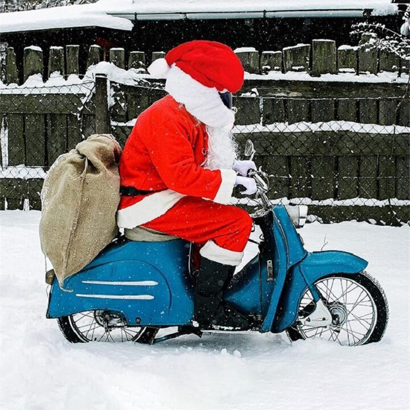 Weihnachtsmann Motorradhelm Protektor