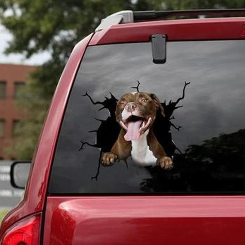 Auto Fenster Hund Aufkleber