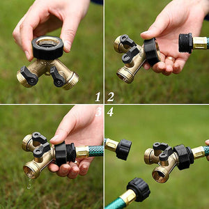 Garten Y Typ Kupfer Wasser Ventil