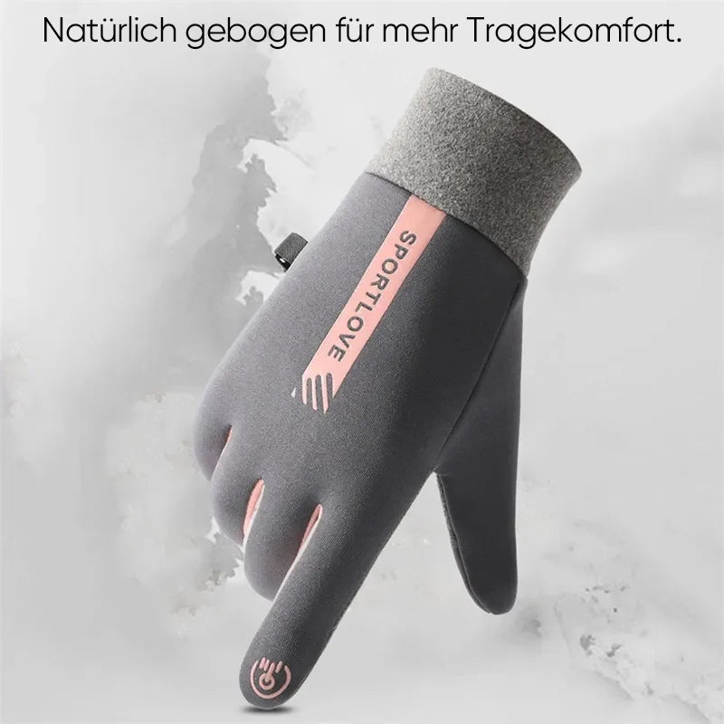 Wasserdichte Finger-Touchscreen-Handschuhe, rutschfest und kältebeständig