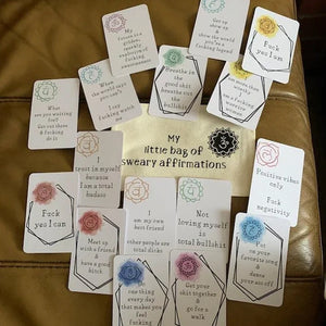 🎁Lustiges Affirmationskarten-Geschenk aus beschichtetem Papier (Set mit 16 Stück)