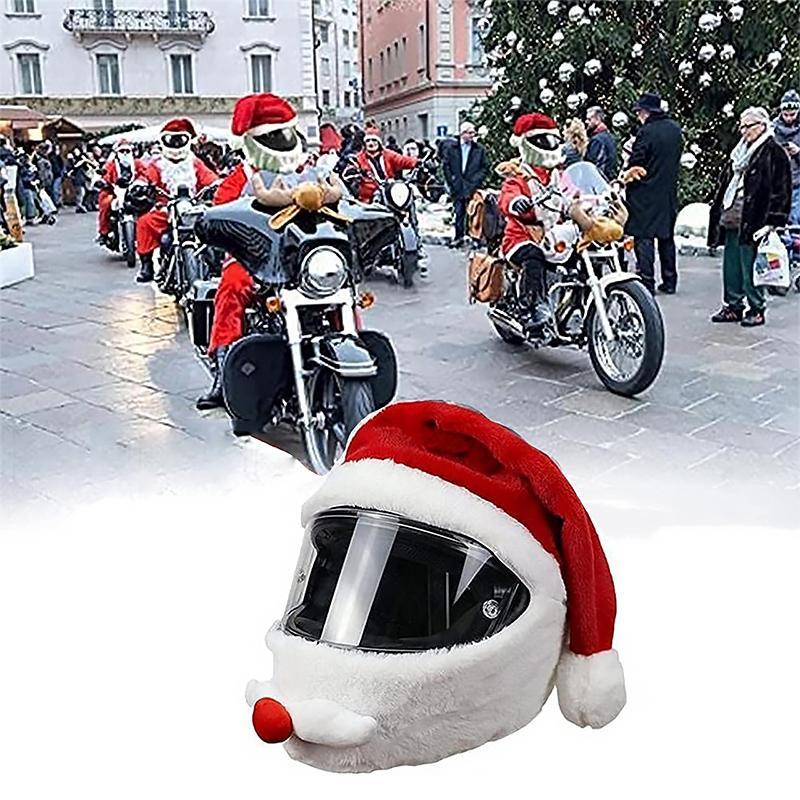 Weihnachtsmann Motorradhelm Protektor