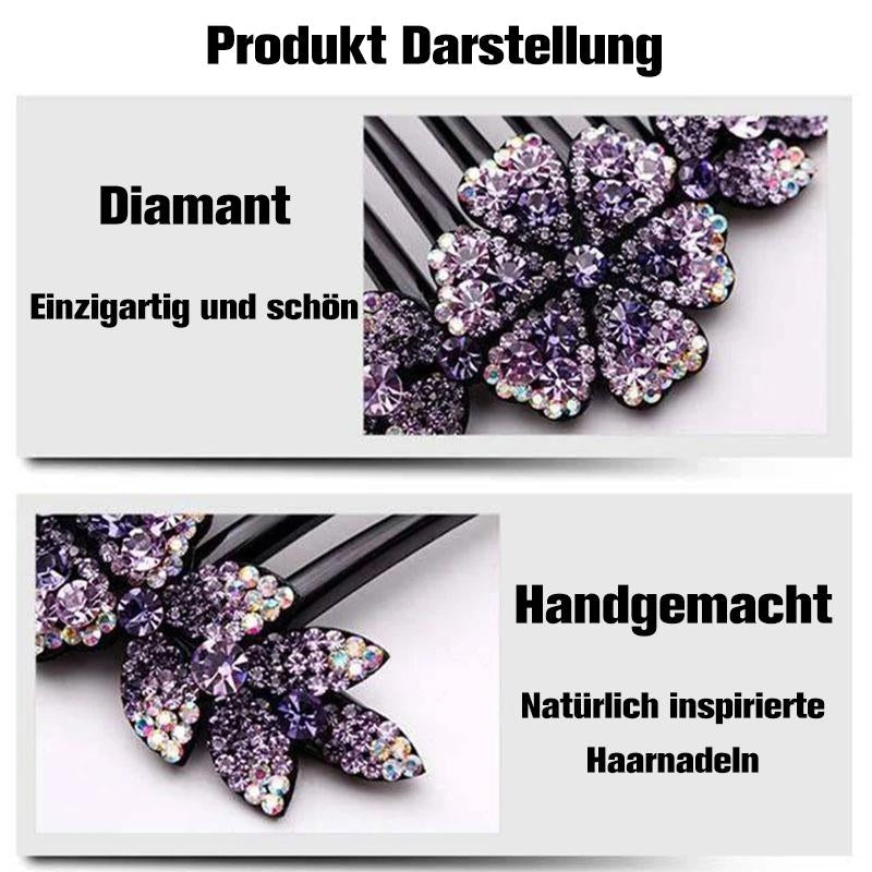 Kristalldekoration Haarseitenkamm