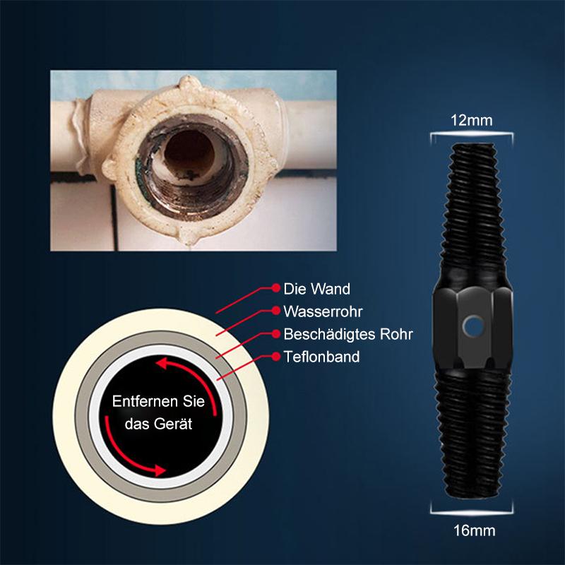 Beschädigte Bolzen defekte Schraubenauszieher Bohrerentferner  Extractor mit Doppelkopf