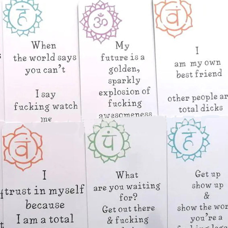 🎁Lustiges Affirmationskarten-Geschenk aus beschichtetem Papier (Set mit 16 Stück)