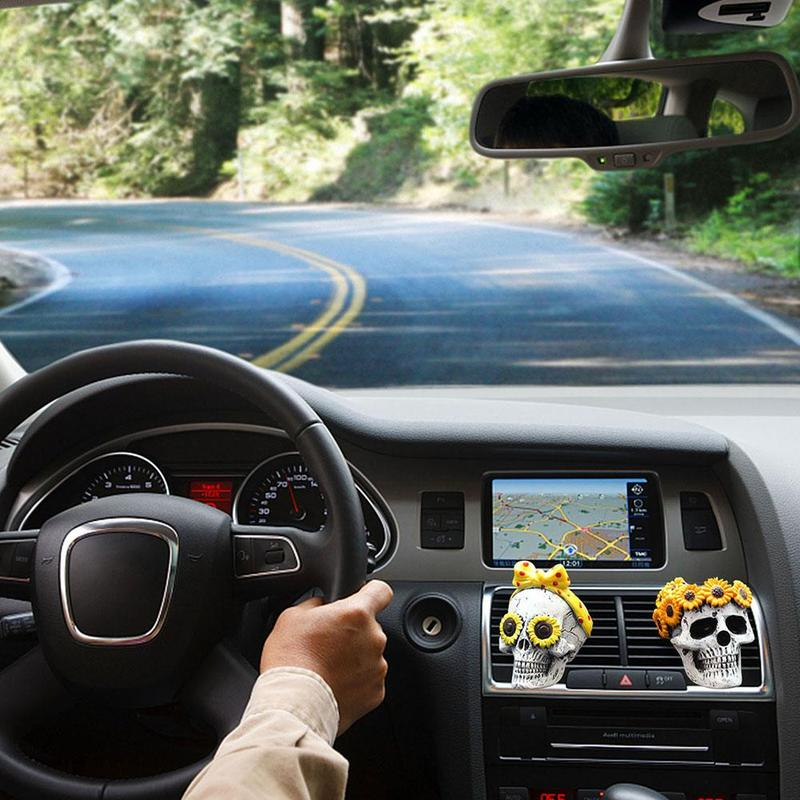 Auto Lufterfrischer in Schädelform