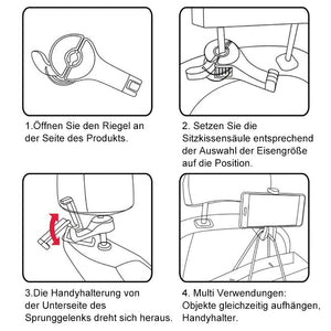 Kopfstützenhalterung Auto Haken