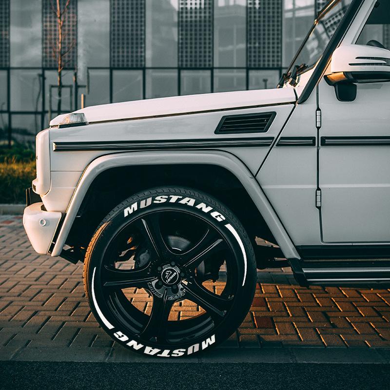 3D leuchtender Reifenaufkleber