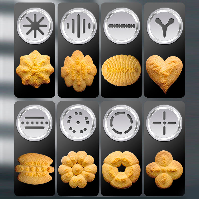 Verbessertes Aluminium-Plätzchen-Backformpistolen-Set