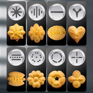 Verbessertes Aluminium-Plätzchen-Backformpistolen-Set