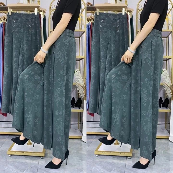 Damen Freizeithose Mit Vintage-Print