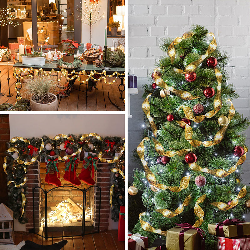 Band Weihnachtsbaumschmuck Lichterkette