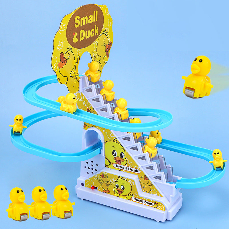 🐥Elektrische Enten Slide Track mit Licht und Musik🐥