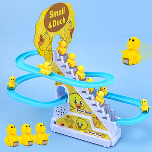 🐥Elektrische Enten Slide Track mit Licht und Musik🐥