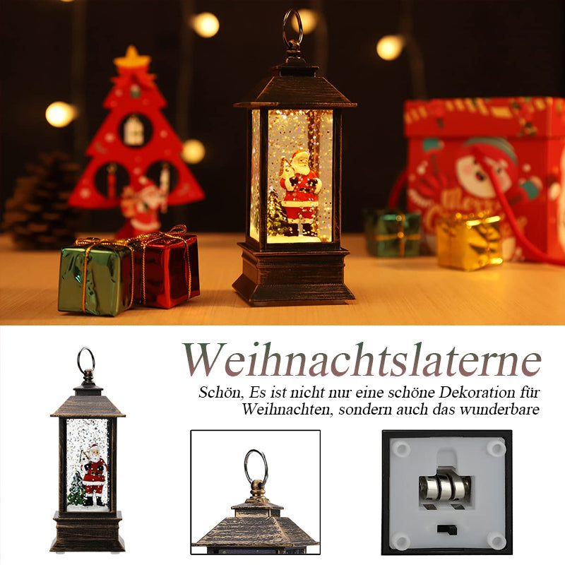 Weihnachtsmann Wasserlaterne