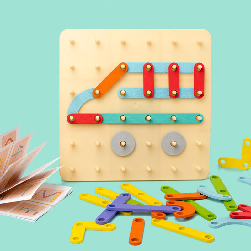 Montessori-Steckbrettpuzzle