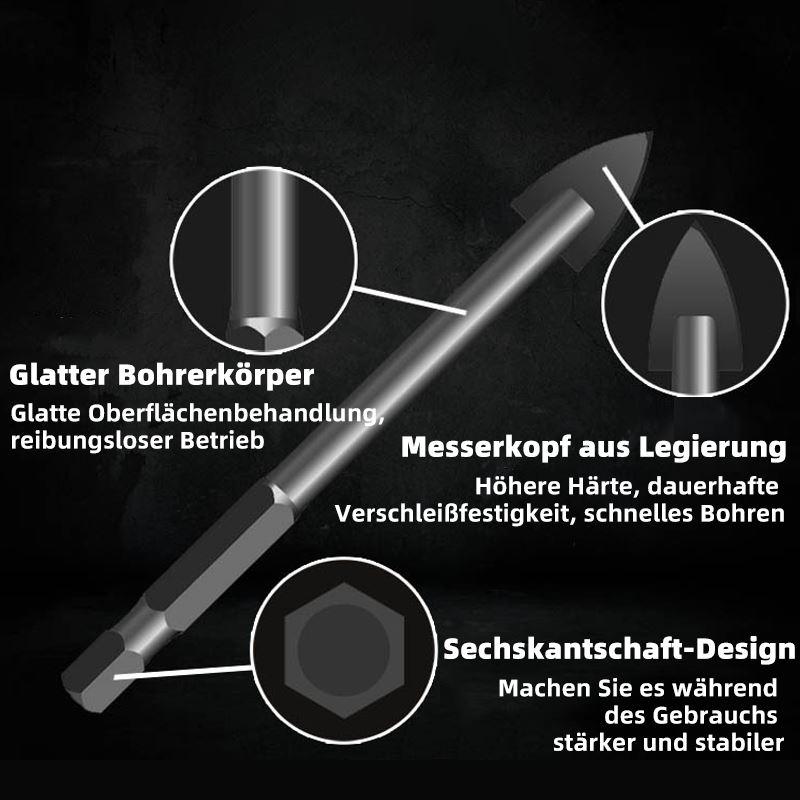 Dreieckbohrer mit Sechskantschaft aus Legierung(5 STÜCKE)
