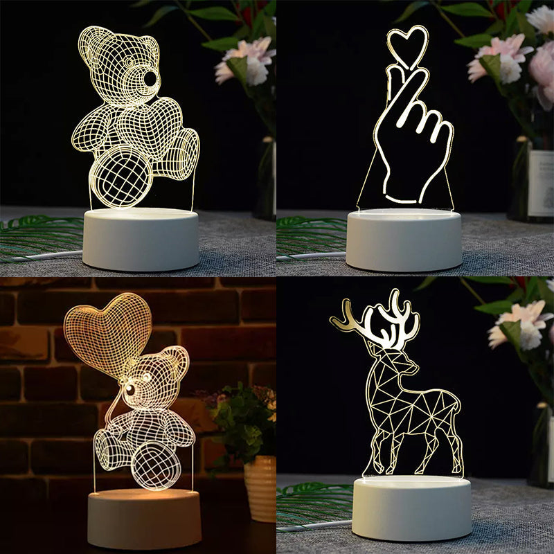 3D magisches Nachtlicht