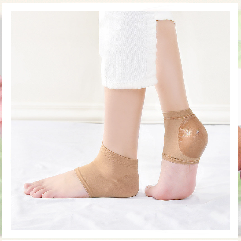 Gemütliche feuchtigkeitsspendende Anti-Riss-Fersensocken