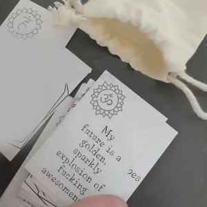 🎁Lustiges Affirmationskarten-Geschenk aus beschichtetem Papier (Set mit 16 Stück)