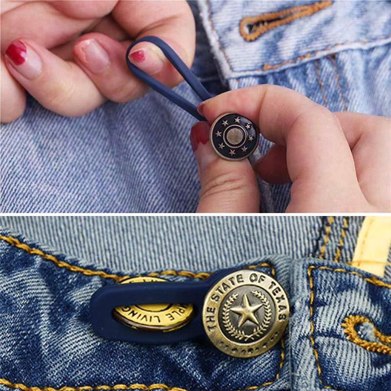 Einziehbarer Knopf für Jeans