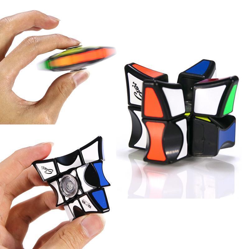 2-in-1 Finger-Zauberwürfel & Fidget Spinner
