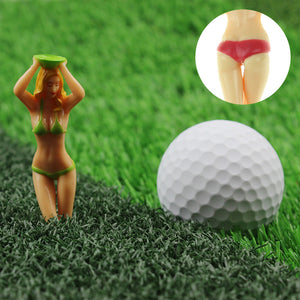 Lustige Bikini-Mädchen Golf-Tee (6 Stück)