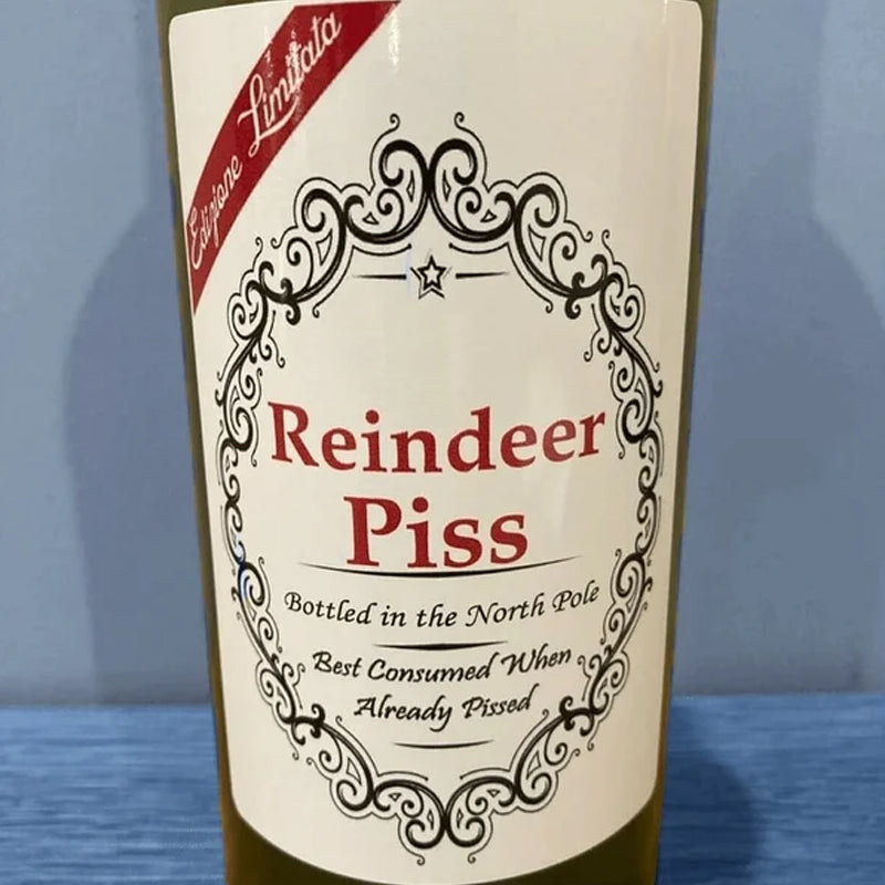 Weihnachten lustige Flaschenetiketten(5 Stück)