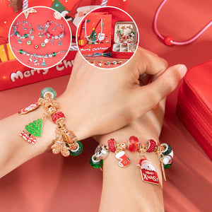 Weihnachtliches DIY-Kinderarmband