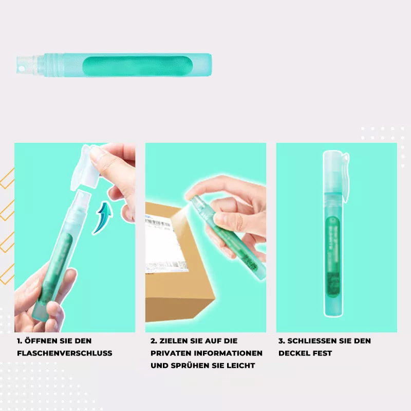 Thermoempfindliches Papierspray