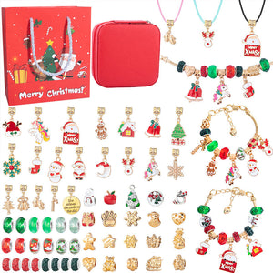 Weihnachtliches DIY-Kinderarmband