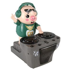 DJ schwingendes Schweinchenspielzeug