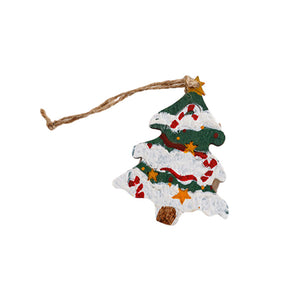 Weihnachtsdekoration Holzanhänger