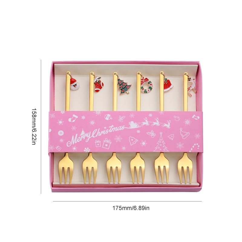 Weihnachtsgeschenk Metalllöffel Set