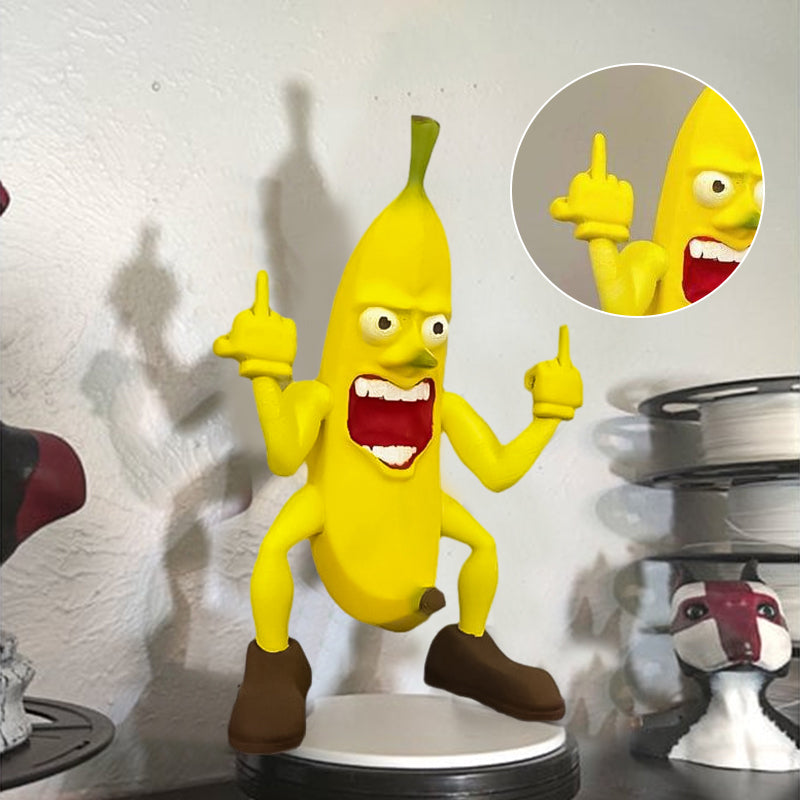 Banane Modellierung Ornament aus Harz