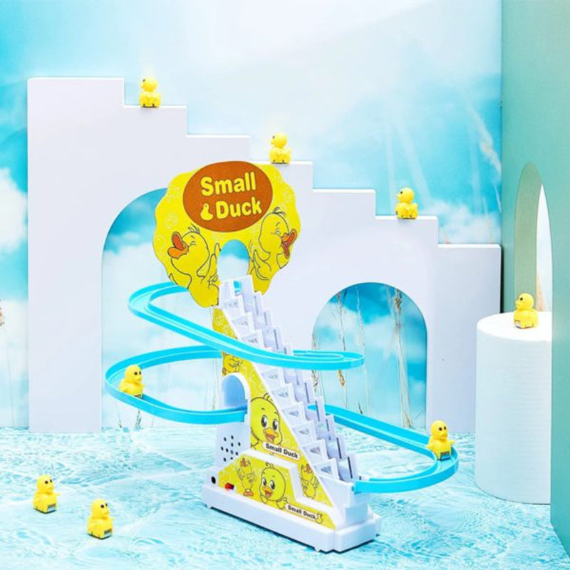 🐥Elektrische Enten Slide Track mit Licht und Musik🐥