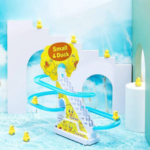🐥Elektrische Enten Slide Track mit Licht und Musik🐥